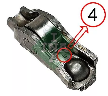 Vingervolger, motortiming Schaeffler INA 422 0224 10)
