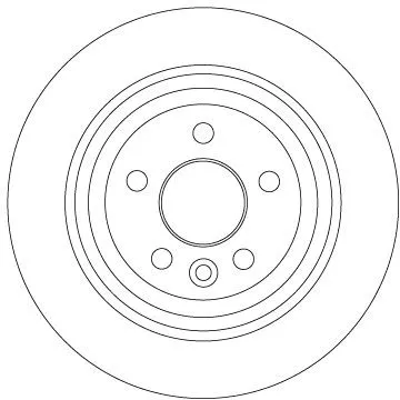 Remschijf TRW DF6913)