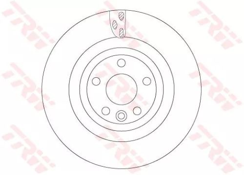 Remschijf TRW DF6706S)