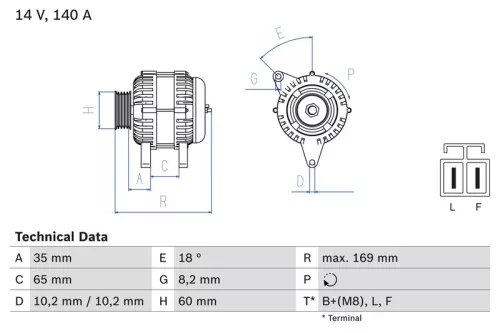 Dynamo BOSCH 0 986 084 150)