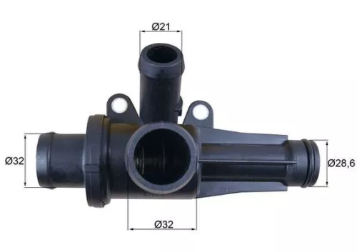 Thermostaat, koelvloeistof MAHLE TH 45 87)