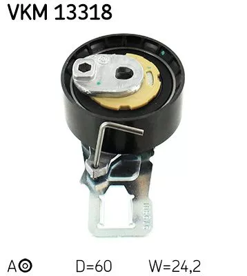 Tensioner Pulley, timing belt SKF VKM 13318)