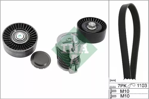 V-geribbelde riemset Schaeffler INA 529 0049 10)