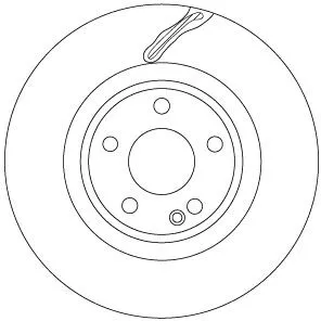 Remschijf TRW DF6867)