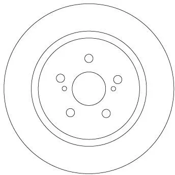 Remschijf TRW DF6920)