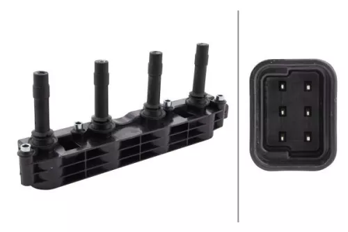 Ignition Coil HELLA 5DA 358 000-871)