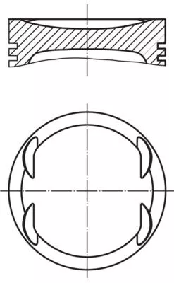 Zuiger MAHLE 007 PI 00153 000)