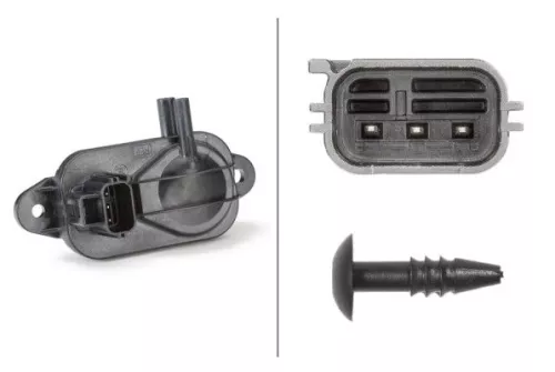 Sensor, exhaust pressure HELLA 6PP 009 409-271)