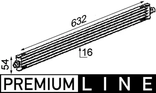 Oliekoeler, automatische transmissie MAHLE CLC 17 000P)