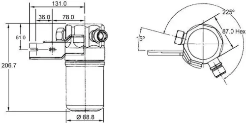 Wasdroger, airconditioning MAHLE AD 42 000S)