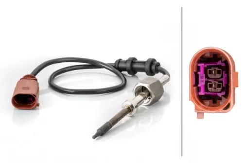 Sensor, uitlaatgastemperatuur HELLA 6PT 014 494-811)