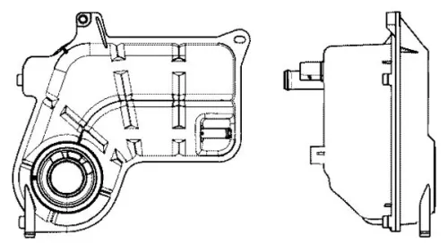 Expansievat, koelvloeistof MAHLE CRT 26 000S)