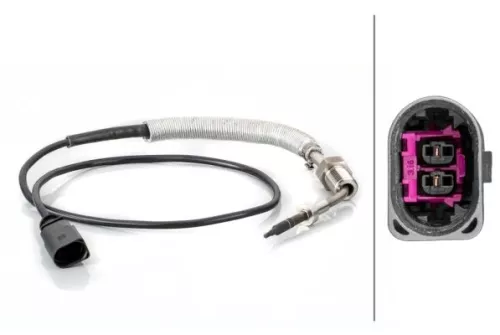 Sensor, uitlaatgastemperatuur HELLA 6PT 014 495-081)