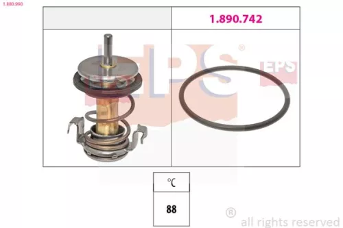 Thermostaat, koelvloeistof EPS 1.880.990)