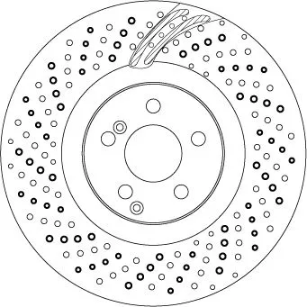 Remschijf TRW DF6862S)