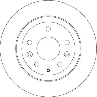 Remschijf TRW DF6807)