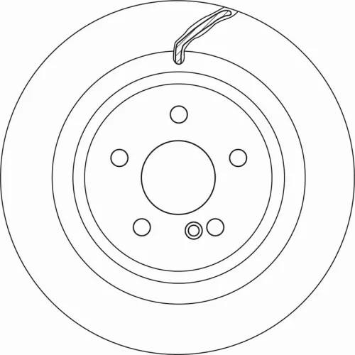 Remschijf TRW DF6826S)
