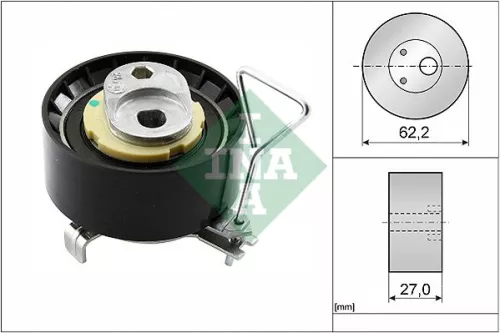 Spanrol, distributieriem Schaeffler INA 531 0928 10)