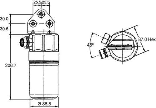 Wasdroger, airconditioning MAHLE AD 41 000S)