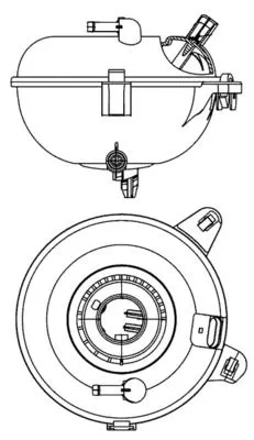 Expansievat, koelvloeistof MAHLE CRT 21 000S)