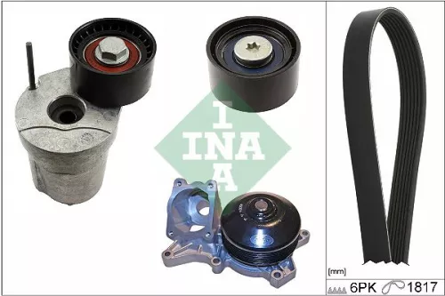 Waterpomp + V-riemset Schaeffler INA 529 0370 30)
