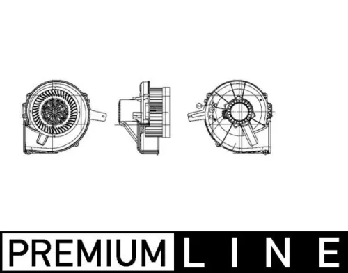 Binnenventilator MAHLE AB 19 000P)