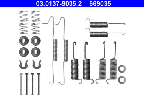 Accessoirekit, remschoenen ATE 03.0137-9035.2)