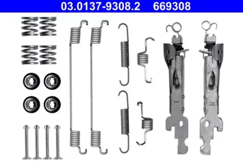 Accessoirekit, remschoenen ATE 03.0137-9308.2)