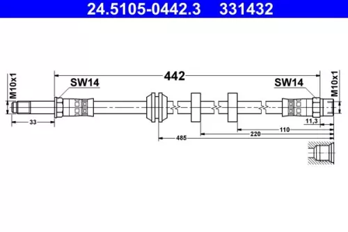 Remslang ATE 24.5105-0442.3)