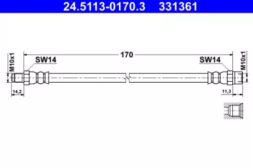 Remslang ATE 24.5113-0170.3)