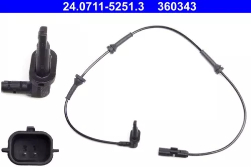 Sensor, wielsnelheid ATE 24.0711-5251.3)