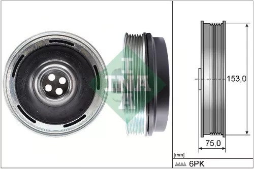 Belt Pulley, crankshaft Schaeffler INA 544 0169 10)