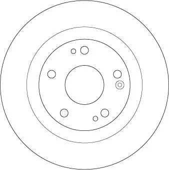 Remschijf TRW DF6705)