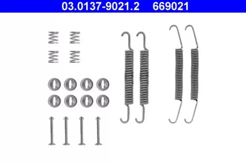 Accessoirekit, remschoenen ATE 03.0137-9021.2)
