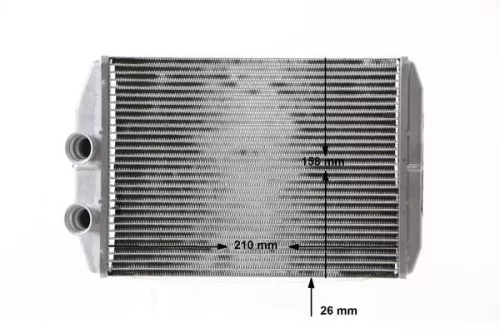 Warmtewisselaar, binnenverwarming MAHLE AH 275 000S)