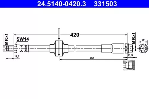 Remslang ATE 24.5140-0420.3)