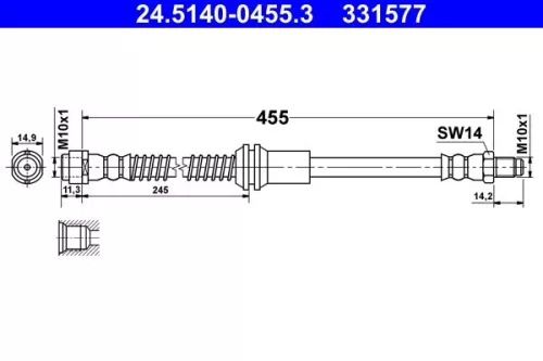 Remslang ATE 24.5140-0455.3)