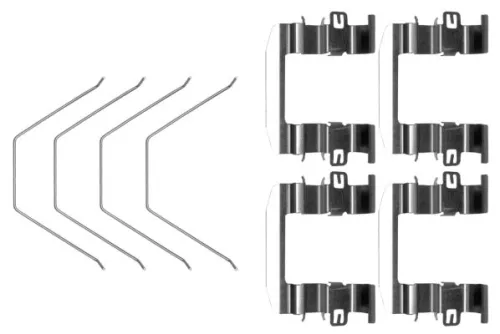 Accessoirekit, schijfremblokken TEXTAR 82549400)