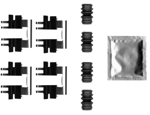 Accessoirekit, schijfremblokken TEXTAR 82550800)