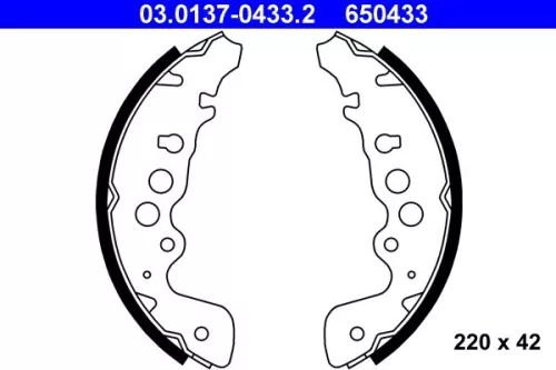 Remblokkenset ATE 03.0137-0433.2)