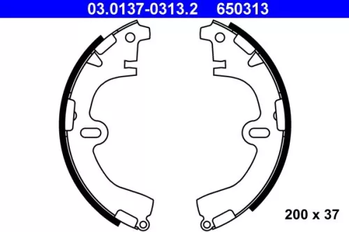 Remblokkenset ATE 03.0137-0313.2)