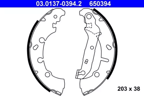 Remblokkenset ATE 03.0137-0394.2)