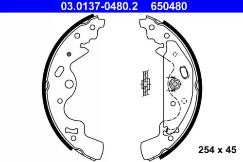 Remblokkenset ATE 03.0137-0480.2)