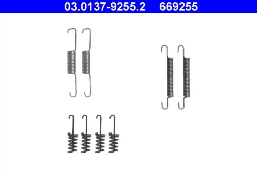 Accessoirekit, parkeerremblokken ATE 03.0137-9255.2)