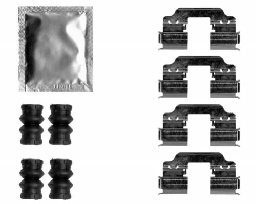 Accessoirekit, schijfremblokken TEXTAR 82547800)