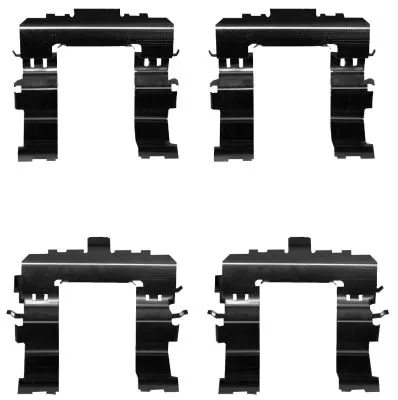 Accessoirekit, schijfremblokken TEXTAR 82550300)