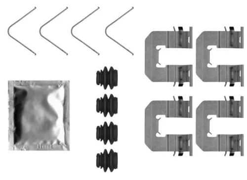 Accessoirekit, schijfremblokken TEXTAR 82552200)