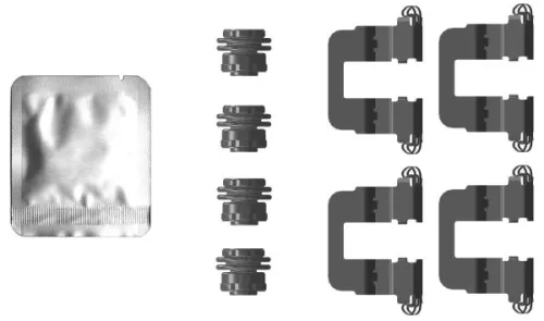 Accessoirekit, schijfremblokken TEXTAR 82554500)