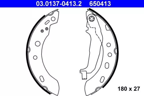 Remblokkenset ATE 03.0137-0413.2)