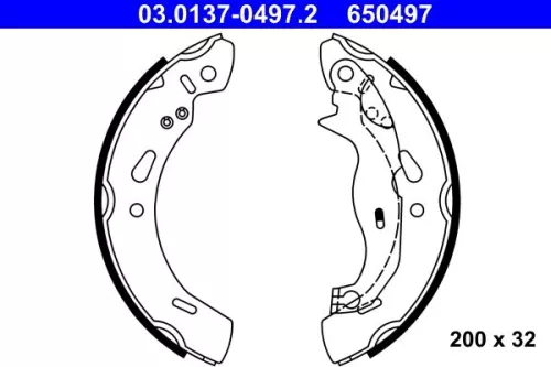 Remblokkenset ATE 03.0137-0497.2)